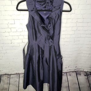 EUC Jones New York Navy Fancy Bridesmaid Dress 4 Cocktail Attire Wedding Outfit